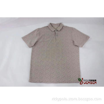 95%Cotton 5%Spandex Mixed Yarn With Printing Shirt